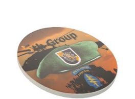 5th Special Forces Group Green Berets SF SFGA Drink Coaster round