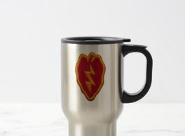 Army 25th Inf Div Infantry Division veterans vets Travel Coffee Mug Cup.