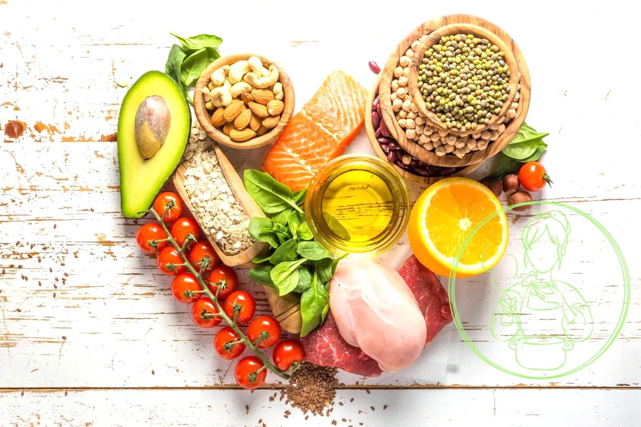 assortment of healthy foods for personalised meal planning, Redcliffe & Moreton Bay 