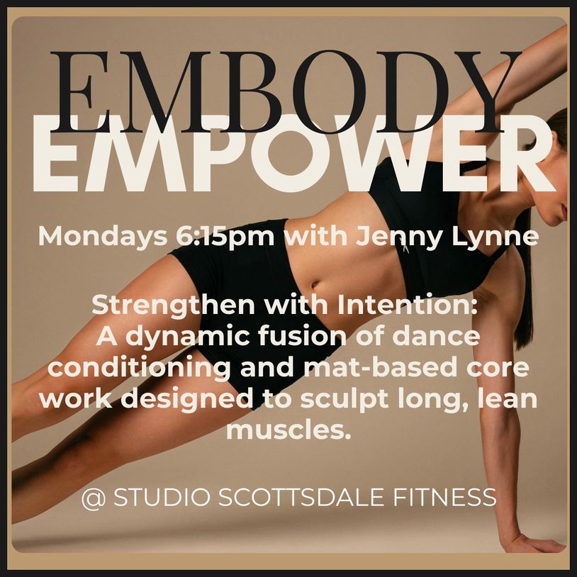 Embody Empower dance conditiong, barre, pilates fusion