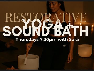 Restorative Yoga and Sound Bath at Studio Scottsdale Fitness