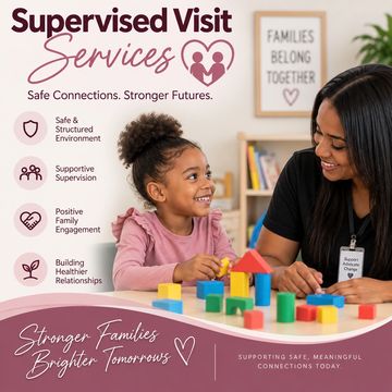 Supervised visit services promoting safe family connections.