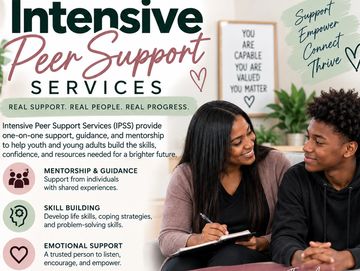 Intensive Peer Support Services empower youth with mentorship and skills.