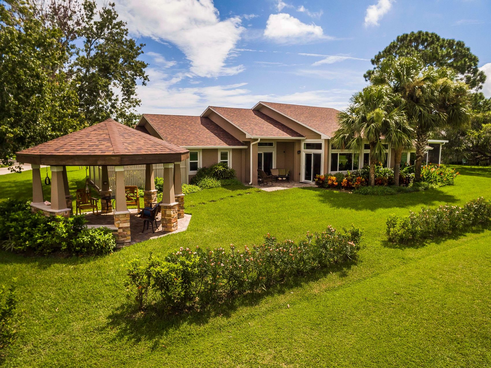 Custom home built by Brevard Construction Company on Florida's Space Coast
