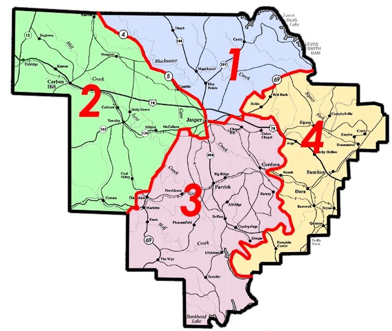 District Map | Walker County