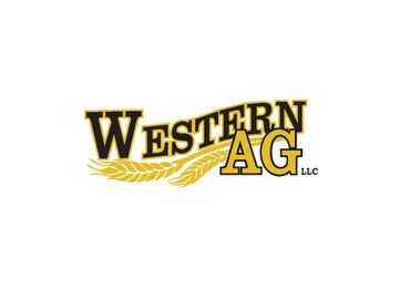 Logo of Western Ag LLC with wheat graphic.