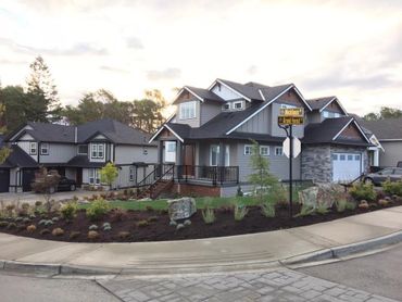 Corner lot with park like setting