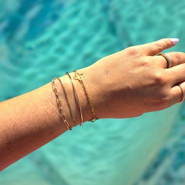 Custom welded jewelry is perfect for travel lovers, summer vibes, and personalized vibes. 
