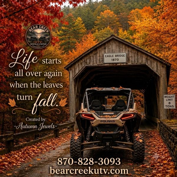 Ready for some great adventures.  ☎️ is today to get your Fall ride scheduled