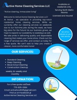 Active Home cleaning Services LLC
