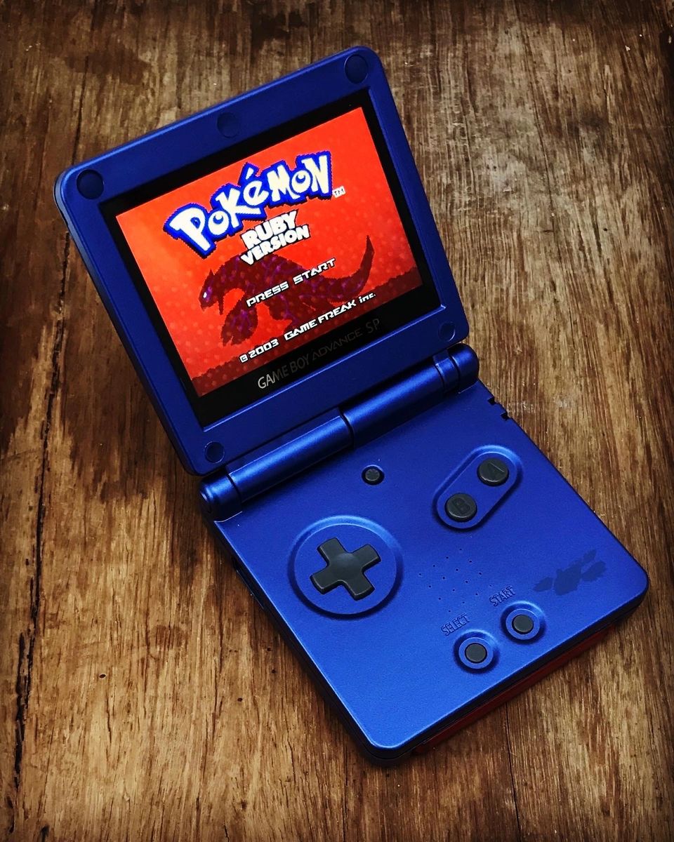 GBA SP - IPS BACKLIT Kyogre Shell