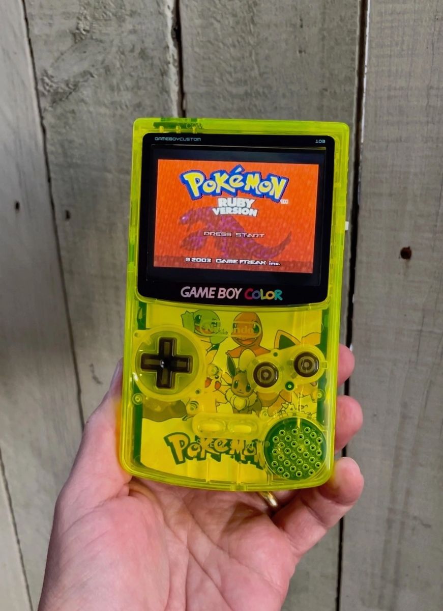 Gbc103 pokemon clear yellow plays gba games