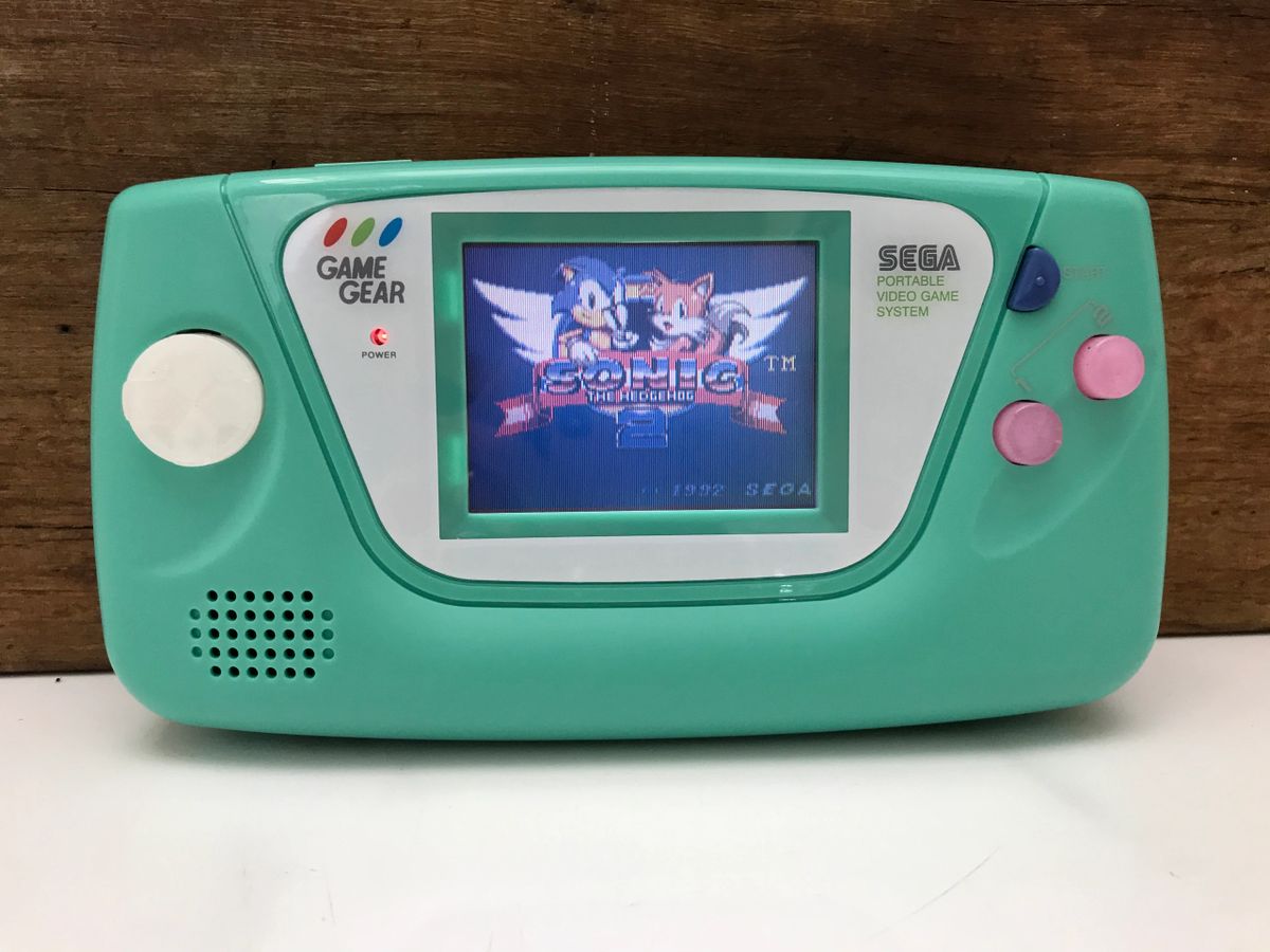 Sega Game Gear - Teal Custom RECAPPED
