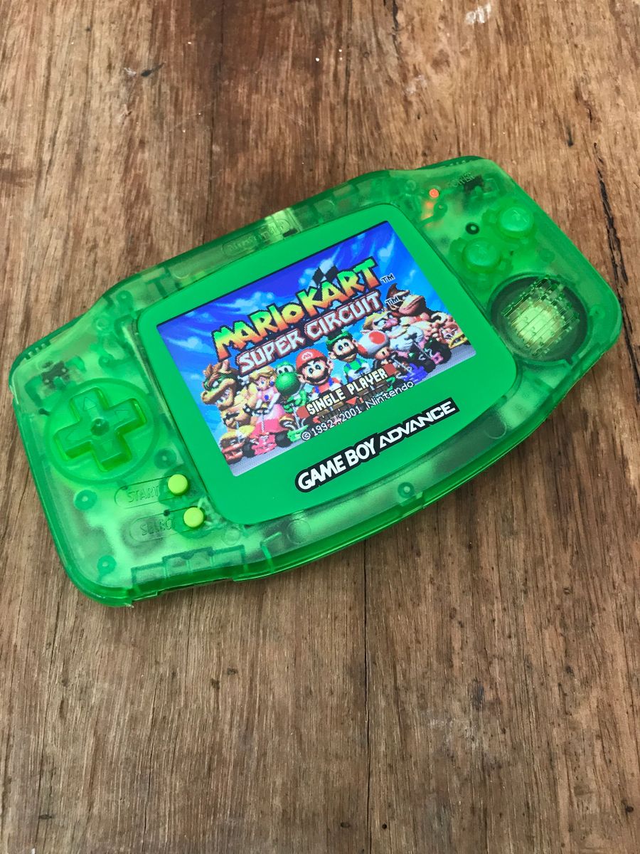 Gameboy Advance - Clear Green IPS Backlit