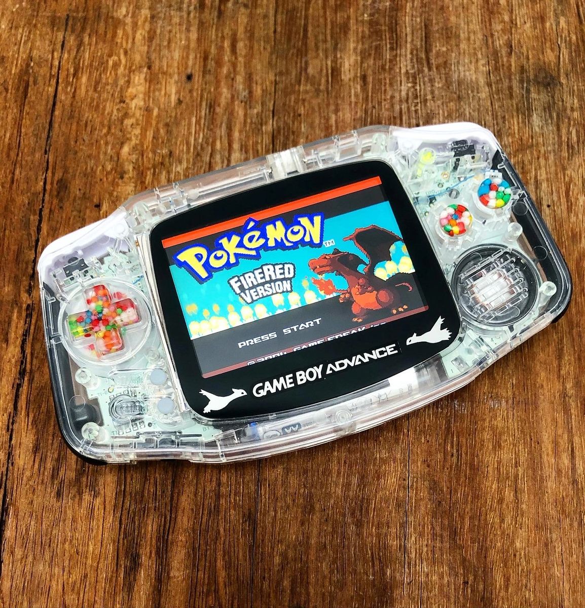 Gameboy Advance - Mirror Clear Pokemon Black and White