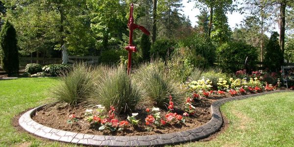 Concrete Curbing Planting Bed