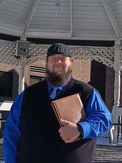 Guy standing in front of gazebo