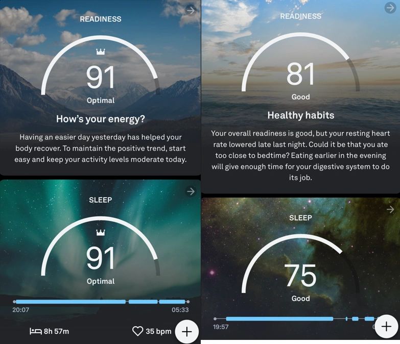 Oura ring feedback