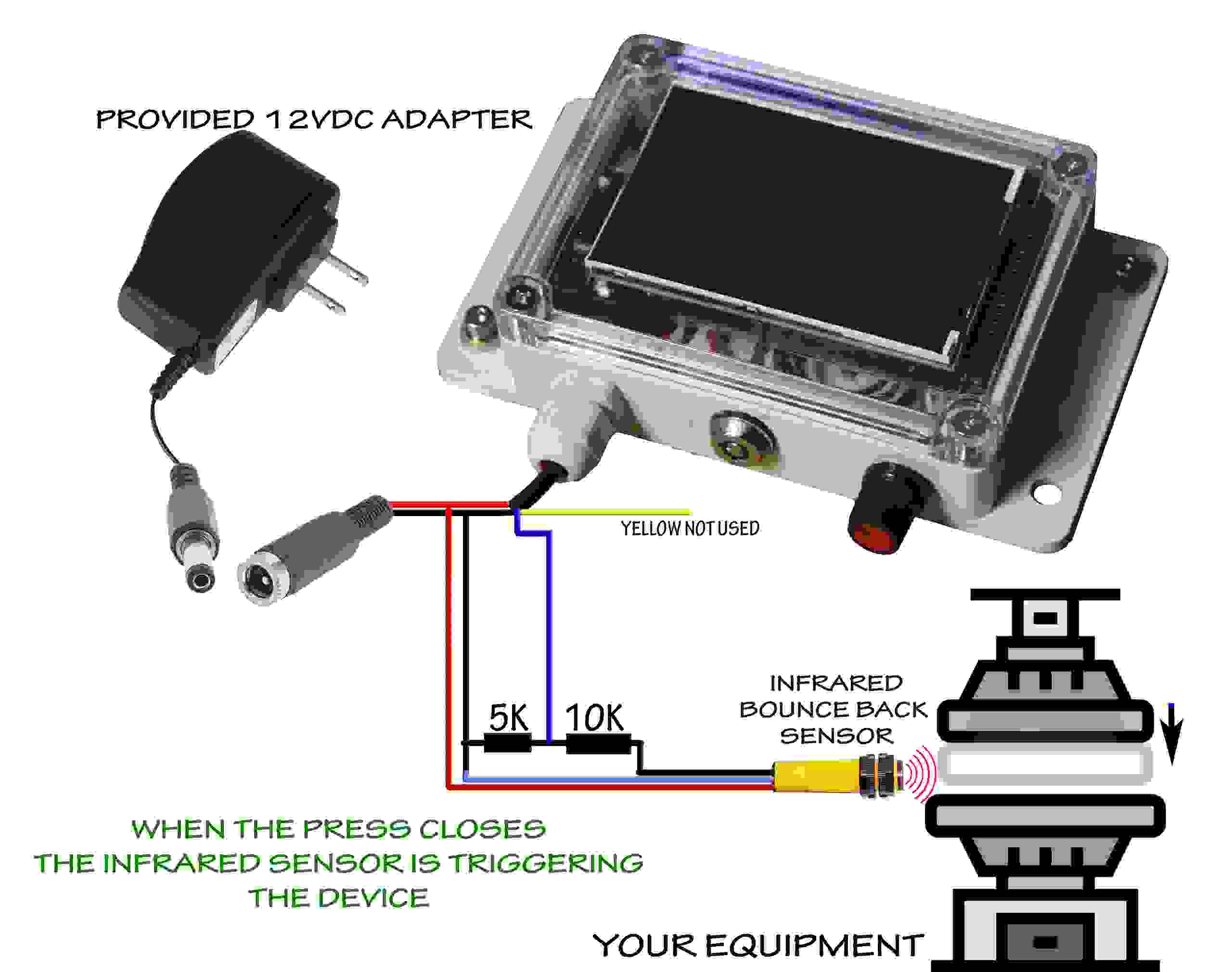 Production Cycle Time Tracking Machine Cycle Timing Device Machine