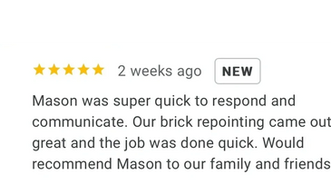 5 star google review
