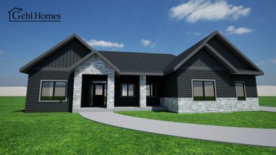Lakefront Muskego home with panoramic window views.