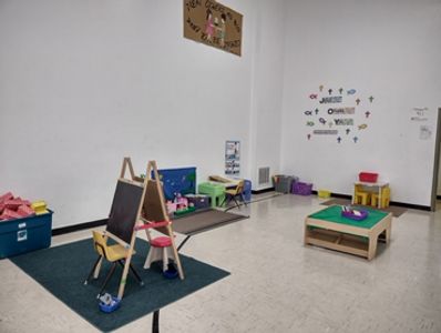 One of the play areas  at JOY Preschool.