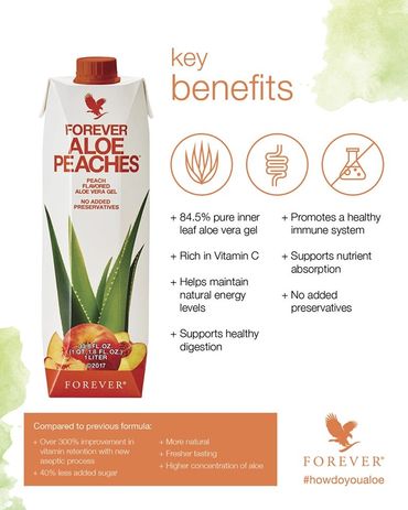 Forever Aloe Peaches benefits