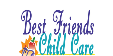 Logo for Best Friends Child Care early education center emphasizing quality.