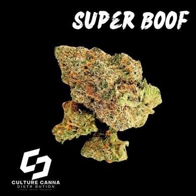 Super Boof High Potency THCa flower with strong terpene profiles.