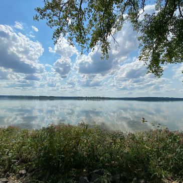 lake and sky