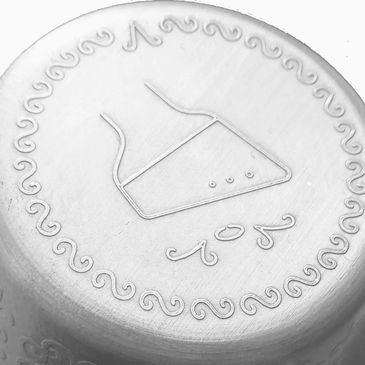 The hand polished cap is crafted from metal alloy, engraved and draws inspiration from Spanish eques