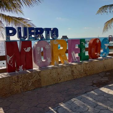 Puerto Morelos sign