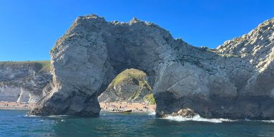 Durdle door in Dorset on the Jurassic coast 