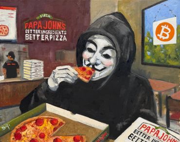 SOLD Genesis Slice 
Oil on Canvas 
16"x20" 