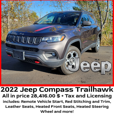 2022 Jeep Compass Trailhawk SUV in brown, parked outdoors.