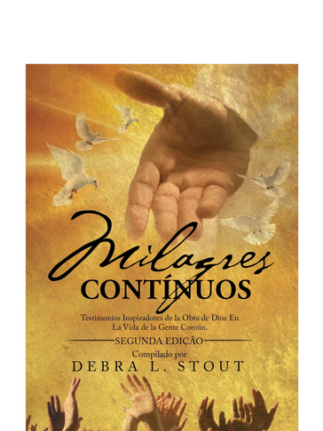 Cover of a religious book with hands reaching out and doves flying.