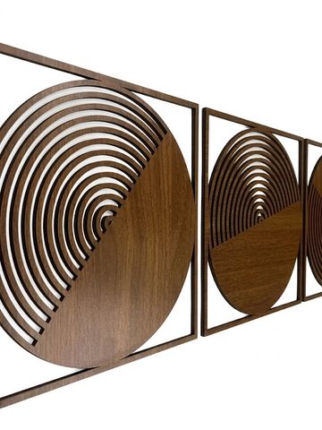 Premium hand-carved wooden wall panel for export.