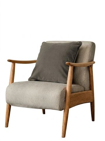Handcrafted solid wood dining chair for export from India.