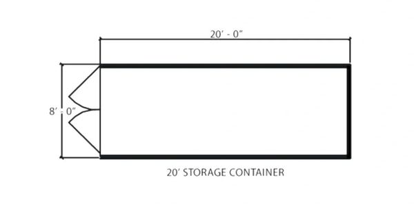 Arkansas Onsite Storage containers are larger than traditional PODS!