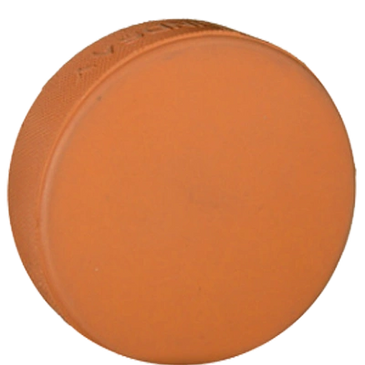 10 OUNCE WEIGHTED ORANGE PUCK