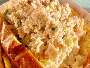 Maryland Lobster Salad Roll with Fresh Cut Fries