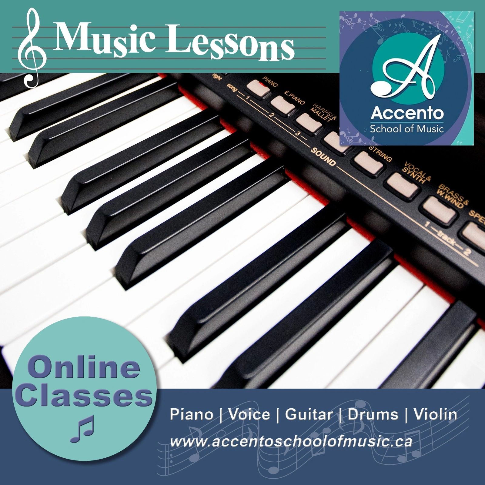 Oakville Music Lessons