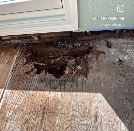 dry rot repair in Sacramento home