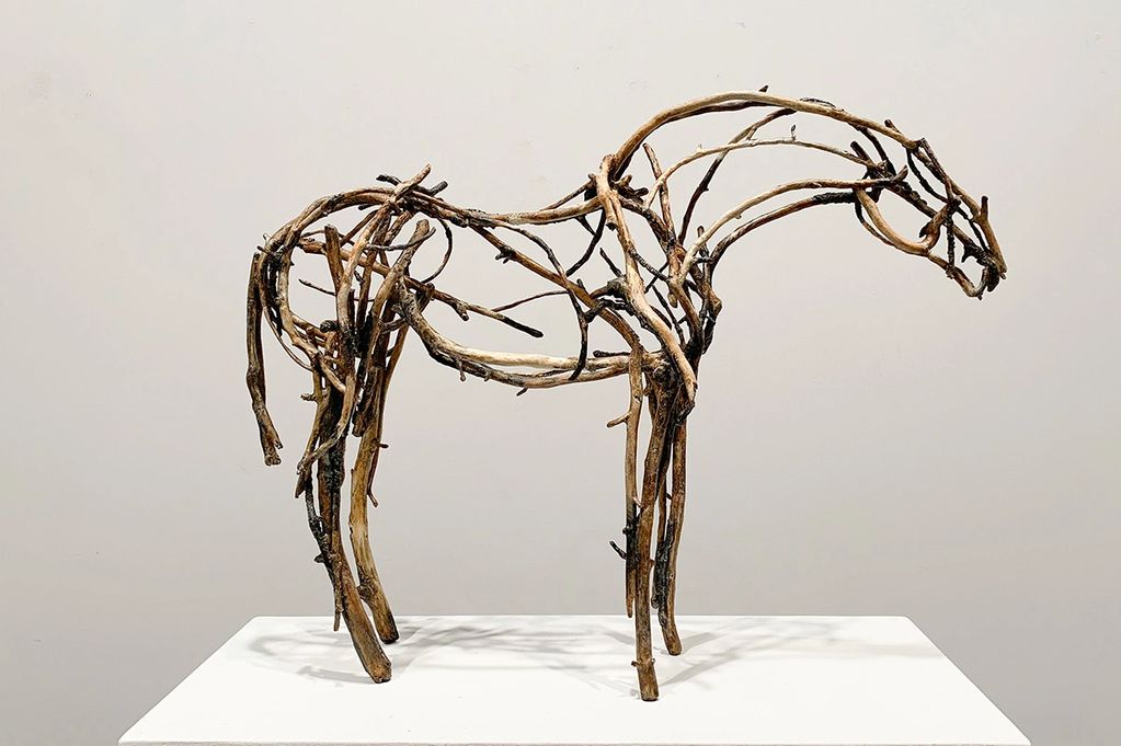 Deborah Butterfield, “Lacey” Unique Bronze sculpture 2019 
