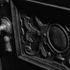 Black and white movie still of an ominous door knob from the 1963 horror movie 'The Haunting'.