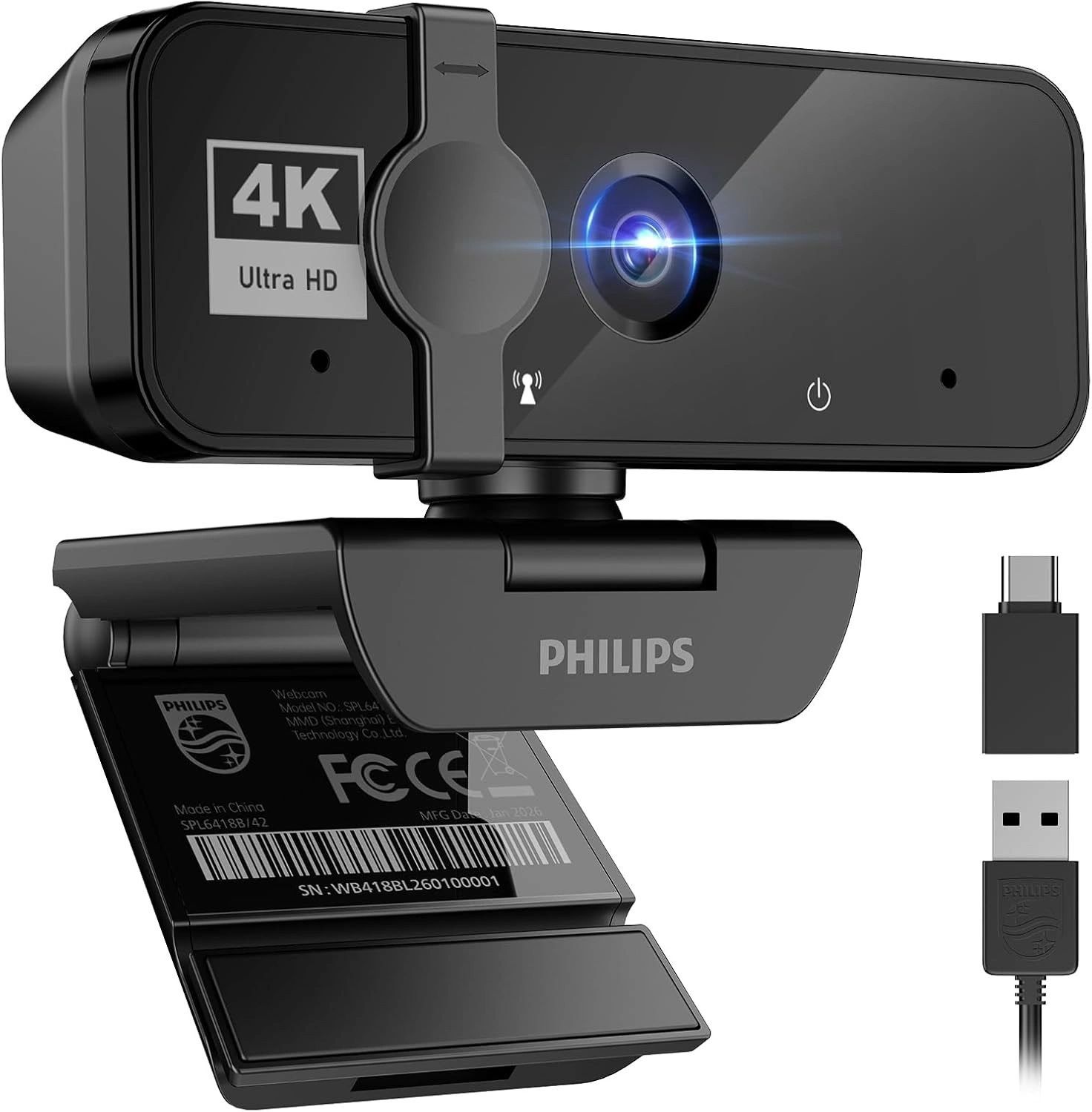Cámara Web Philips 4K Ultra HD