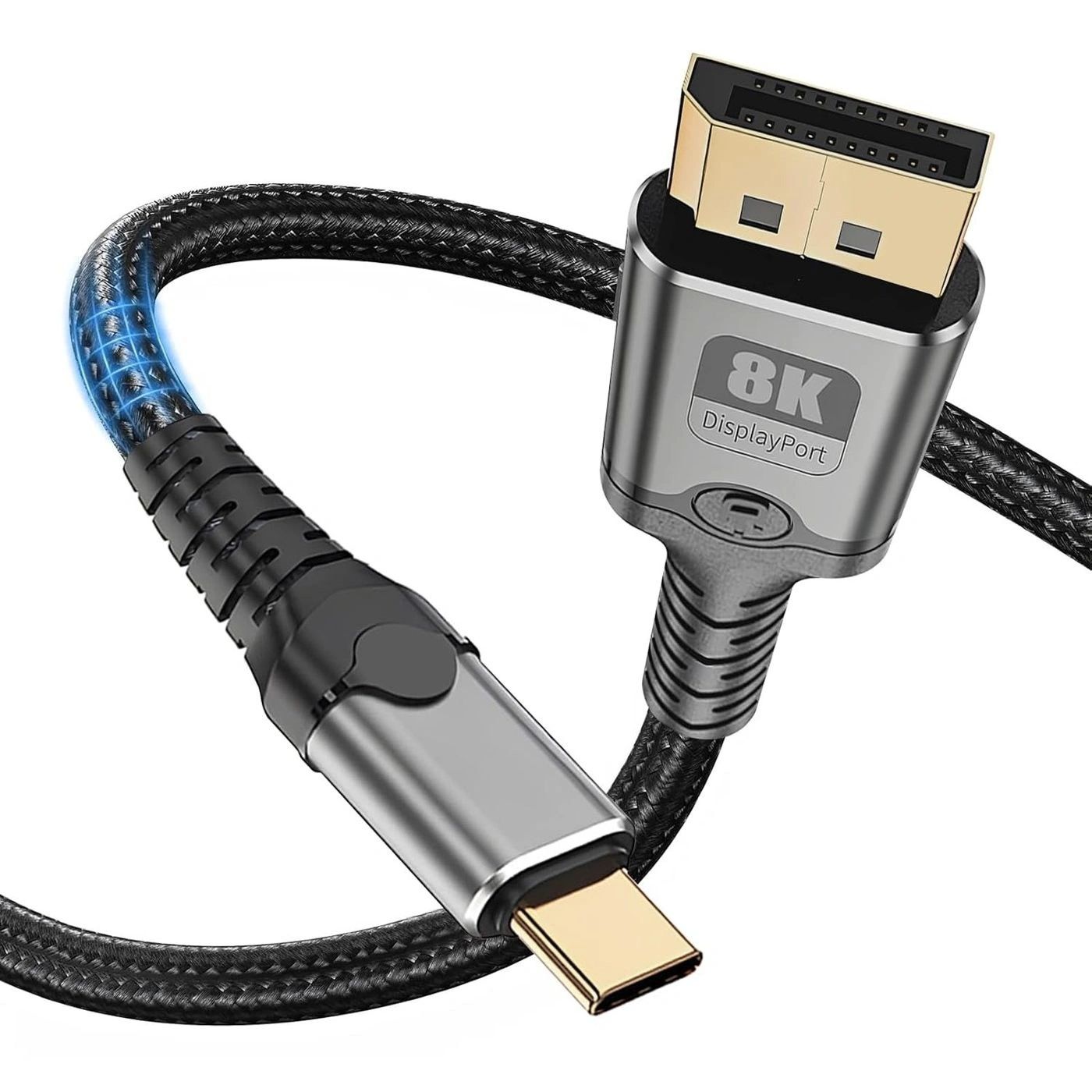 Cable USB-C a DisplayPort 1.4 8K Esencial