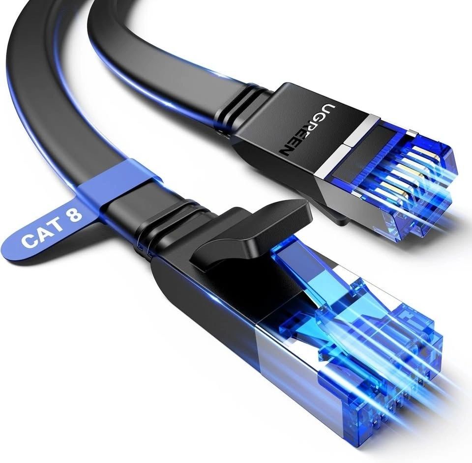 Cable de Red Ethernet UGREEN Cat 8 Plano 3 m