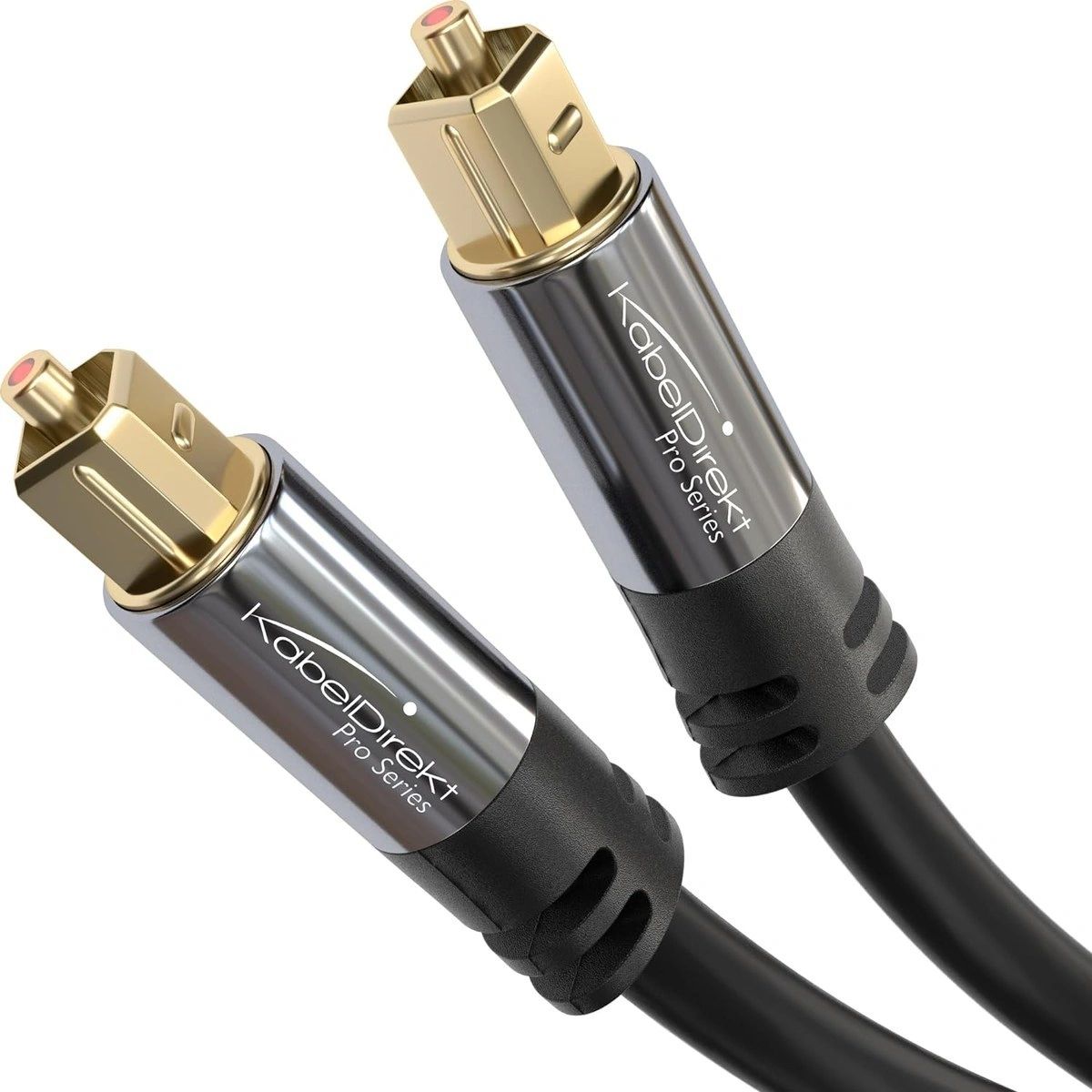 Cable de Audio Óptico TOSLINK KabelDirekt Pro Series 3 m