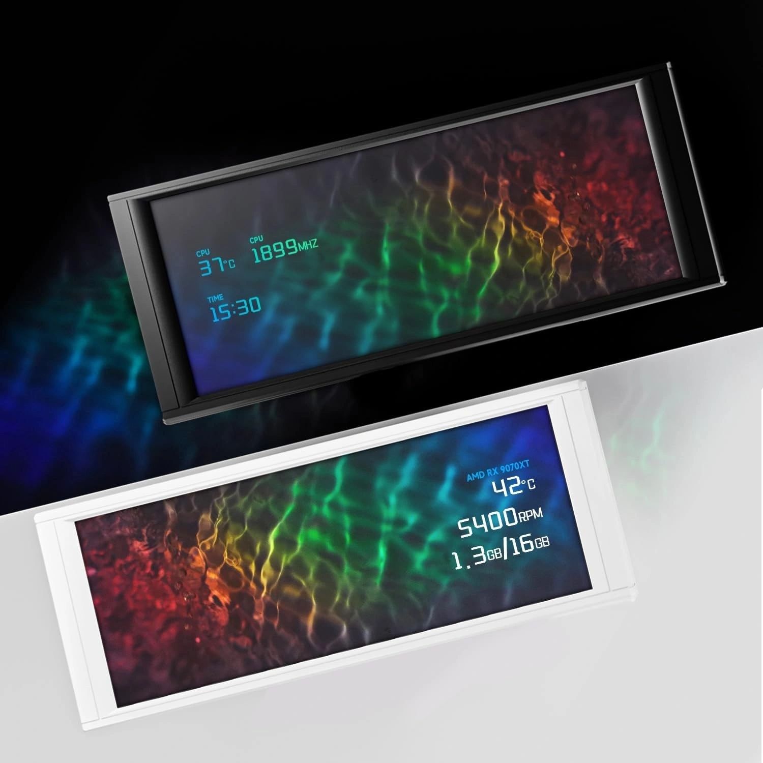 Pantalla LCD para PC Thermalright Trofeo Vision 6,86" Negra vista 2